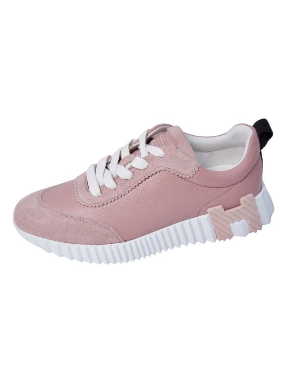 Hermes Sneakers Bouncing Low Cut H Logo Shoes Leather Pink
